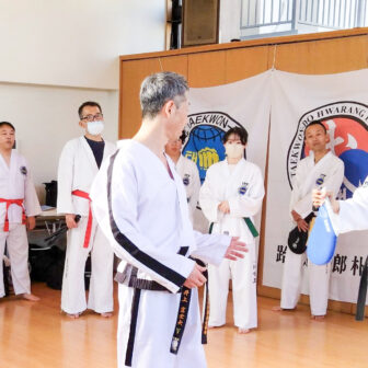 テコンドー神奈川横浜道場の稽古